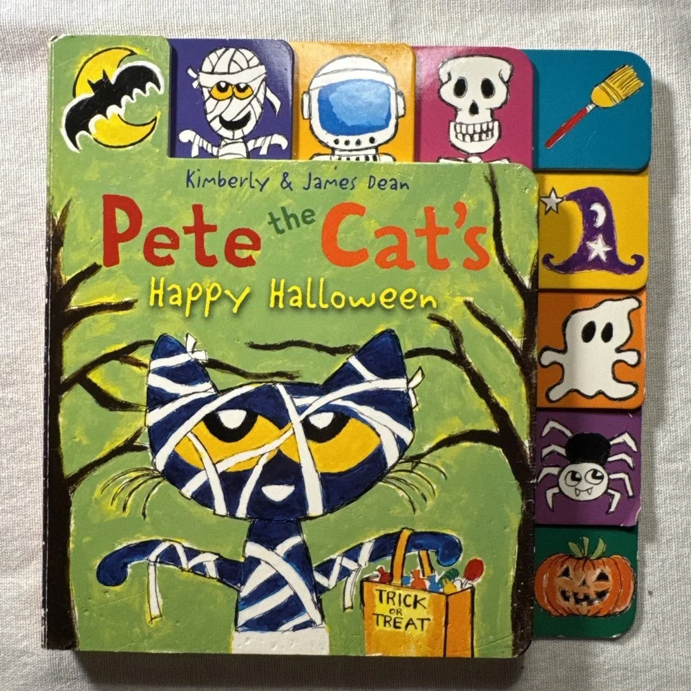 Lot of 3 Children's Halloween Books –‎ Click Clack Boo, Pete the Cat, Edgar